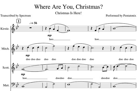 Where Are You Christmas Sheet Music: A Festive Journey Through Melodies